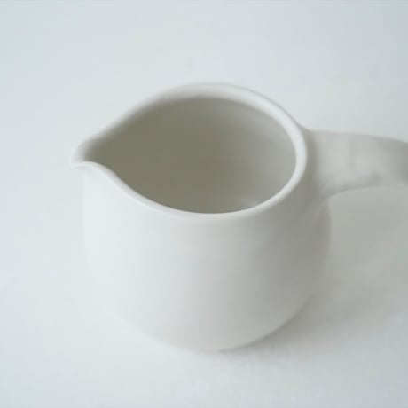 馬場勝文　103　白磁マット　コーヒードリッパー　ピッチャー単品