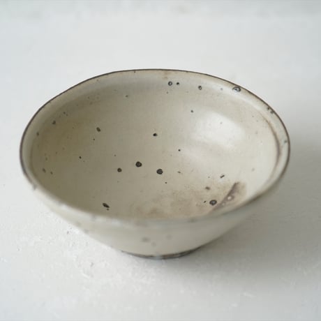 馬場勝文　13-A　荒土（粉引）ごはん茶碗　小