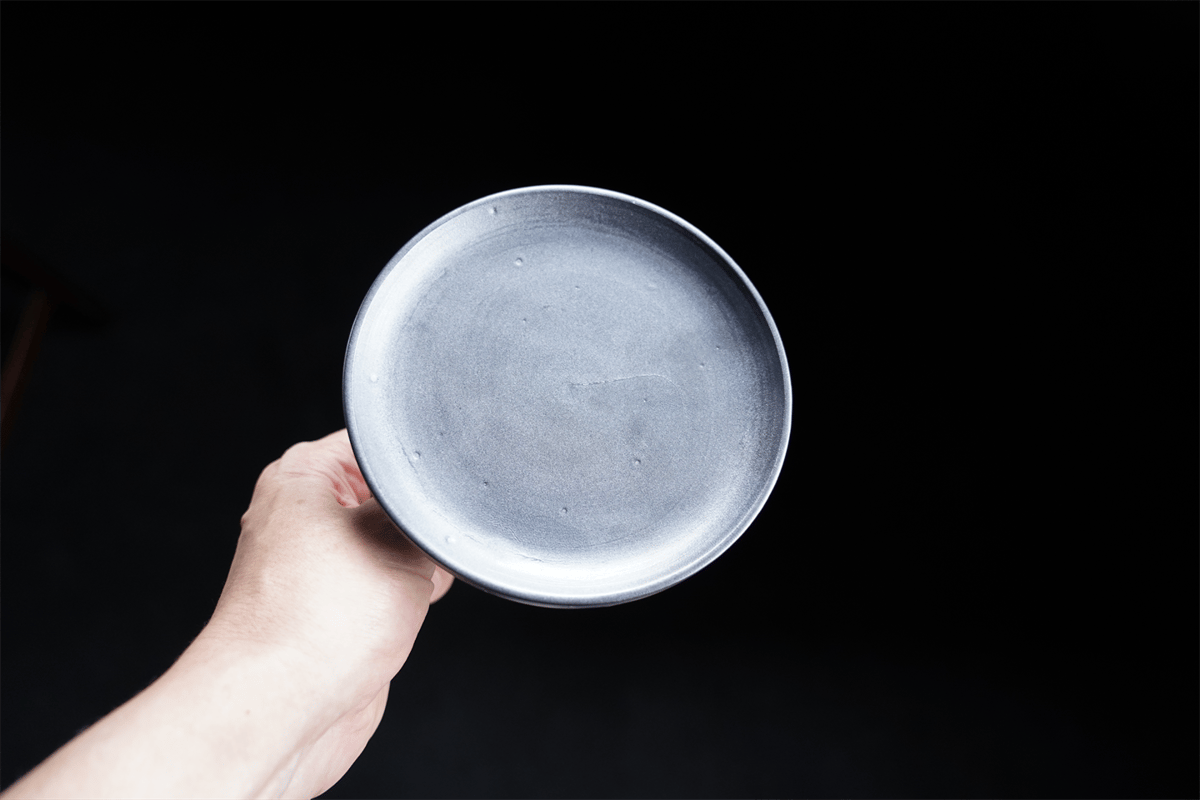 【新品未使用】望雲 濱中史朗 板皿 3点【稀少】 濱中史朗 42 台皿/コンポート オイルレザー | JIBITA