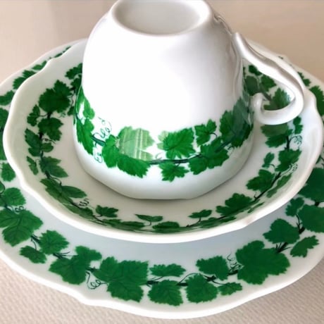 🍀限定SALE10枚/マイセン様式・ワインリーフシート