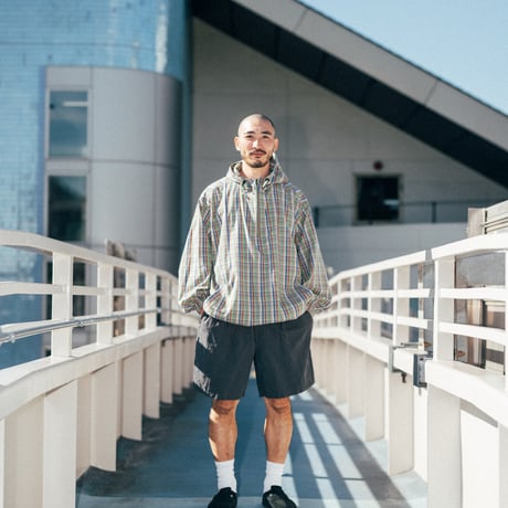 SQUEEZED DESIGN MADRAS CHECK ANORAK