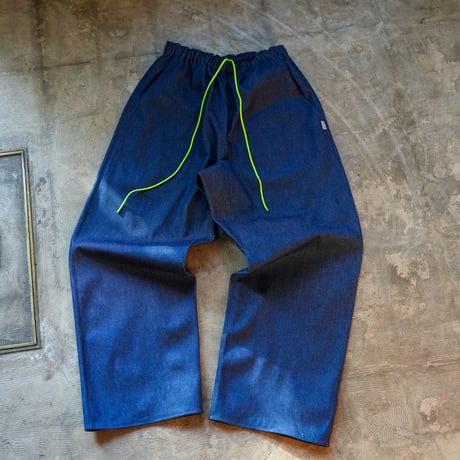 ACTIVE EASY PANTS INDIGO DENIM
