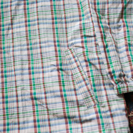 SQUEEZED DESIGN MADRAS CHECK ANORAK