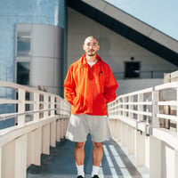 SQUEEZED DESIGN NYLON RIPSTOP ANORAK
