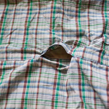 SQUEEZED DESIGN MADRAS CHECK ANORAK
