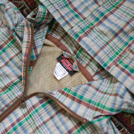 SQUEEZED DESIGN MADRAS CHECK ANORAK