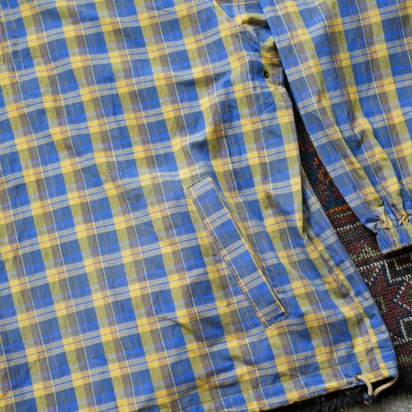 SQUEEZED DESIGN MADRAS CHECK ANORAK