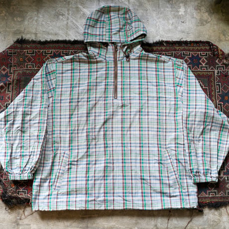 SQUEEZED DESIGN MADRAS CHECK ANORAK