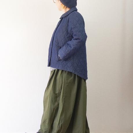 ＊レディース＊ TIGRE BROCANTE -ティグルブロカンテ- 7オンスデニムキルティング ショールカラーラグランジャケット