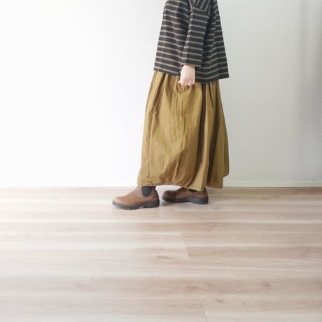 ＊3色／レディース＊ TIGRE BROCANTE -ティグルブロカンテ- ジンバブエ バレルロングスカート