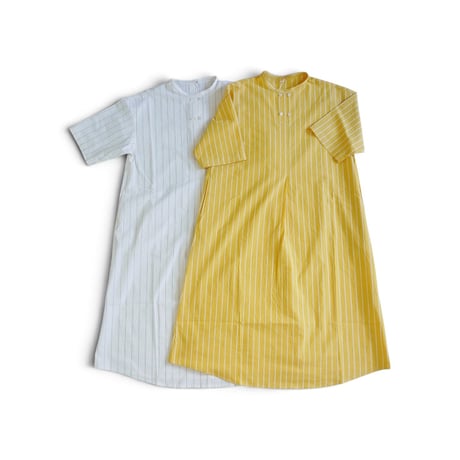 ２色＊ASCOT-アスコット-Rabbit Hutchお願いシリーズ ストライプ ５部袖ドレスワンピース