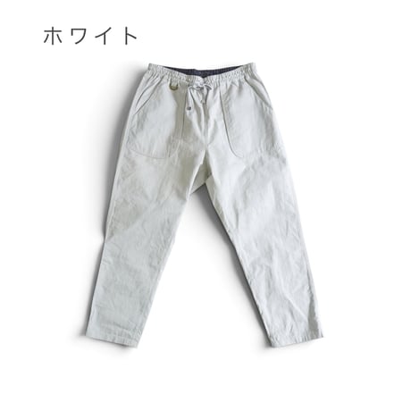 2色＊ユニセックス＊SLOWHANDS-スローハンズ-ユーズドインドミリタリー生地 day tripper pants