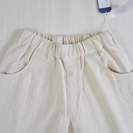 ＊ASCOT by yim-アスコットバイイム-コットンリネン ワイド ルルンパンツ