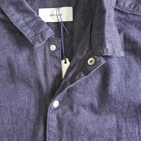 ユニセックス＊pétrole-ペトロール- by amne-アンヌ- 8DENIM farm shirts / Indigo /amn-SH-060