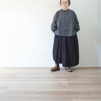＊2色／レディース＊ TIGRE BROCANTE -ティグルブロカンテ- 6オンスデニム バレルロングスカート