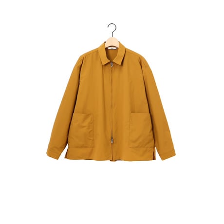 ＊ユニセックス＊amne-アンヌ-NYLON zip park shirts / amn-SH-058 / Gold