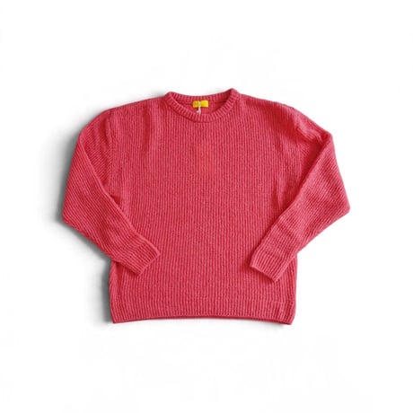 ＊ユニセックス＊ eyya boucle utility crew knit ／ピンク