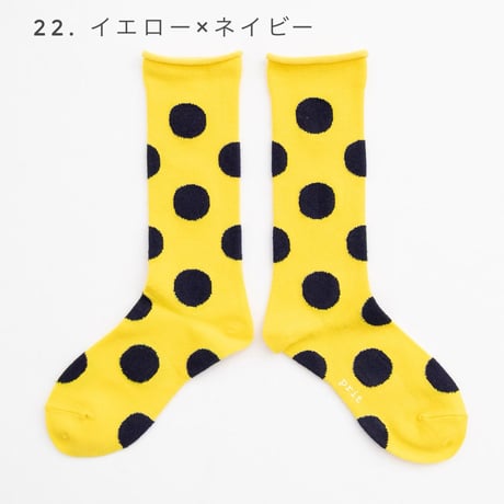 ５色＊レディース＊prit -ドットソックス (P00763)