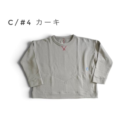 ＊レディース＊快晴堂 Girl’s軽い裏毛 クルーネックプルオーバー／63C-109