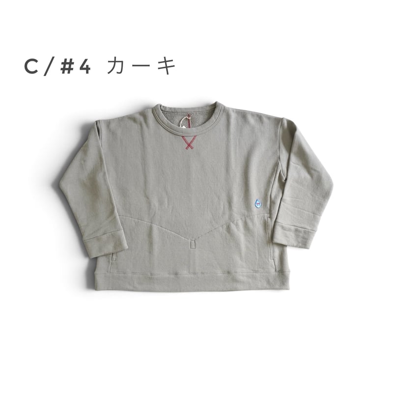レディース＊快晴堂 Girl's軽い裏毛 クルーネックプルオーバー／63C