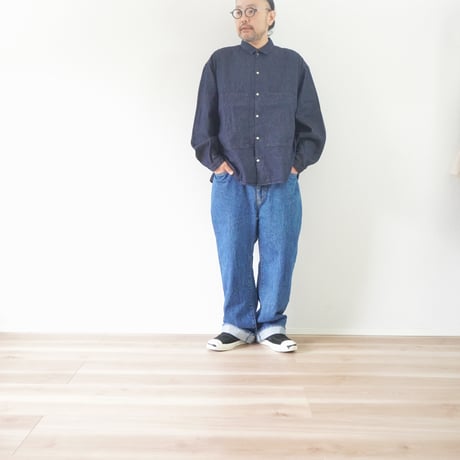 ユニセックス＊pétrole-ペトロール- by amne-アンヌ- 8DENIM farm shirts / Indigo /amn-SH-060