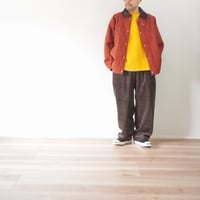 ＊ユニセックス＊modem design-モデムデザイン- キルティングフィールドジャケット／レンガ