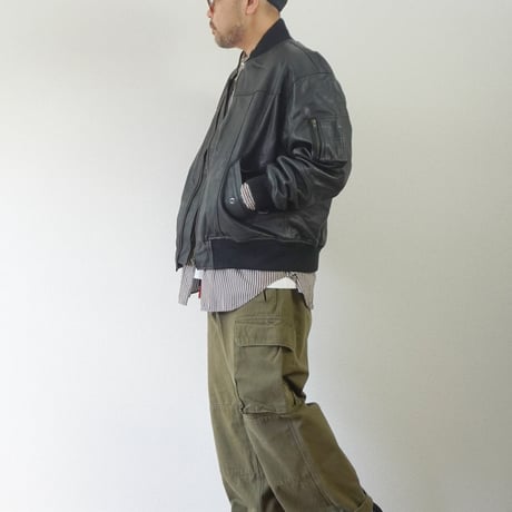 ＊ユニセックス＊ yoused -ユーズド- Leather Bomber JKT（MA-1）