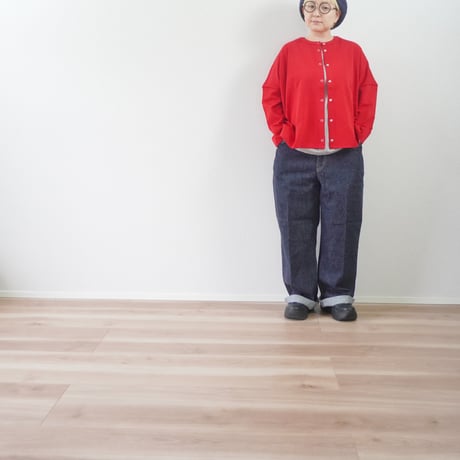 ＊ユニセックス＊pétrole-ペトロール- by amne-アンヌ- NEP DENIM new big jeans / amn-PT-049 / Indigo