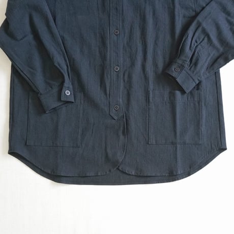 レディース＊ASCOT by yim-アスコット バイ イム-コットンリネン フーデッドシャツジャケット