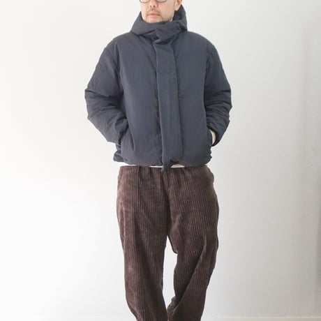 ＊ユニセックス＊ LA MOND -ラモンド- LIGHT SHELL DOWN PARKA／ブラック 品番：LM-O-094-LS