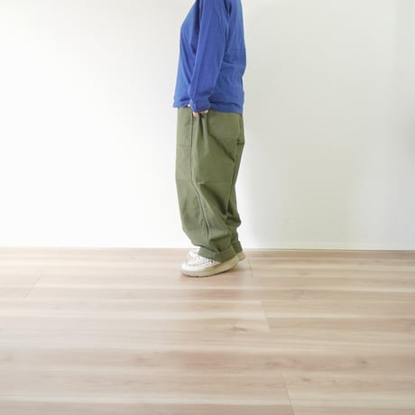 2色＊ユニセックス＊ORDINARY FITS-オーディナリーフィッツ-JAMES FATIGUE BACK SATIN 101J-02