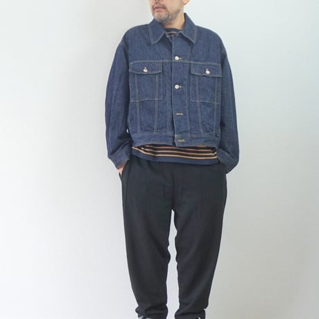 ＊ユニセックス＊pétrole-ペトロール- by amne-アンヌ- NEP DENIM typeⅢ jacket / amn-BL-023 / Indigo