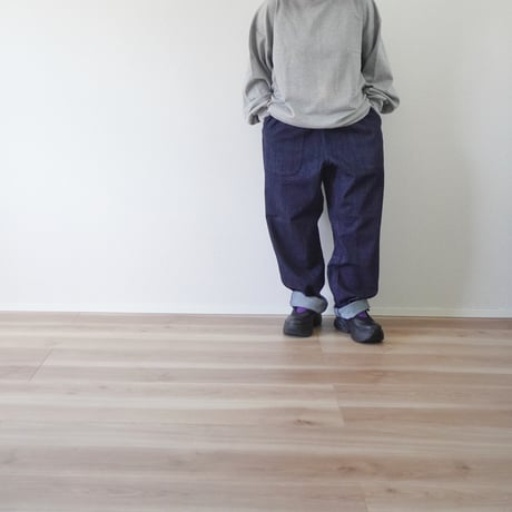 ＊ユニセックス＊TIGRE BROCANTE-ティグルブロカンテ-11.5oz デニム タゴサク ロングパンツ