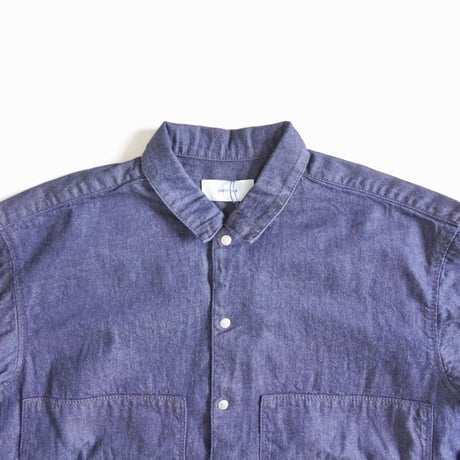 ユニセックス＊pétrole-ペトロール- by amne-アンヌ- 8DENIM farm shirts / Indigo /amn-SH-060