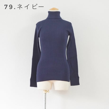 ＊7色・レディース＊DAYS Basic-デイズ ベーシック- ランダムテレコタートルネック