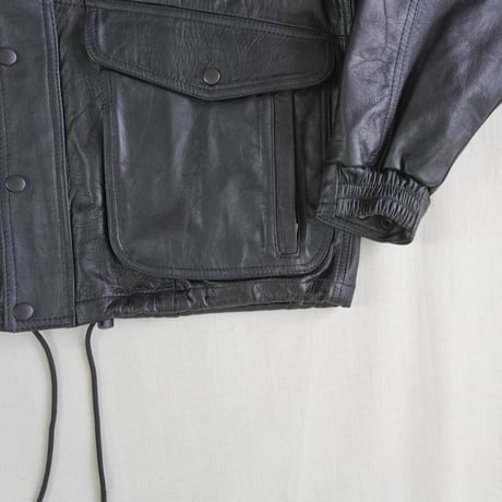 ＊ユニセックス＊YOUSED-ユーズド-RETRO BAGGIES LEATHER JKT レトロバギーズジャケット