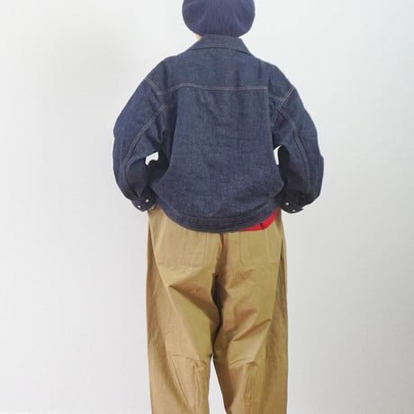＊ユニセックス＊pétrole-ペトロール- by amne-アンヌ- NEP DENIM typeⅢ jacket / amn-BL-023 / Indigo