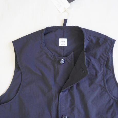 ２色＊ユニセックス＊ARAN-アラン-リップストップ高密度ナイロンタフタVEST