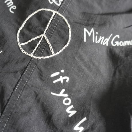 ＊ユニセックス＊[THRIFTY LOOK] DOODLE SNOW PARKA / BLACK