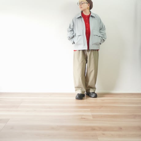 ＊ユニセックス＊amne-アンヌ- WARM GABARDINE useful blouson amn-BL-024／Heather