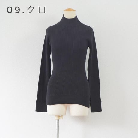 ＊5色・レディース＊DAYS Basic-デイズ ベーシック- ランダムテレコハイネック