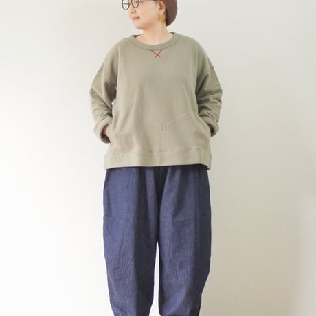 ＊レディース＊快晴堂 Girl’s軽い裏毛 クルーネックプルオーバー／63C-109