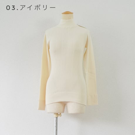 ＊5色・レディース＊DAYS Basic-デイズ ベーシック- ランダムテレコハイネック