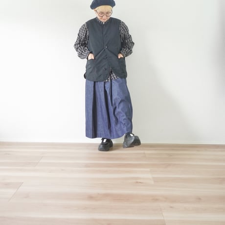 ２色＊ユニセックス＊ARAN-アラン-ナイロンタッサーVEST