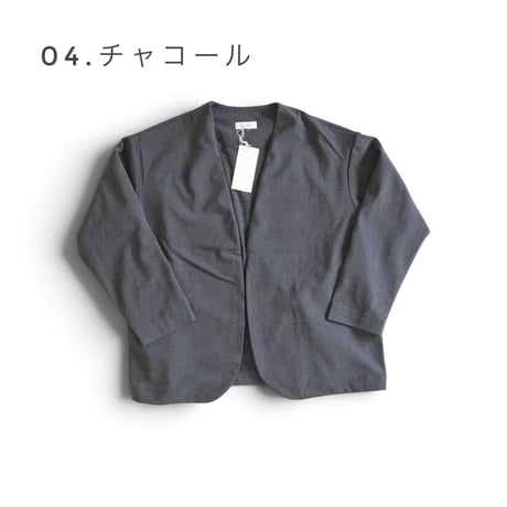 ＊レディース＊prit-プリット-  30/2ツイルストレッチ裏起毛 トッパーカーディガン／P80747
