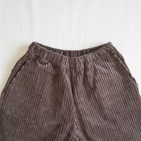 ＊ユニセックス＊ASCOT by yim-アスコット バイ イム- オーガニックコットン 極太畝コーデュロイ イージーパンツ／Rabbit Hutch別注