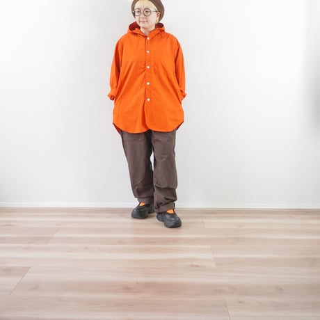 ＊ユニセックス＊BRENA-ブレナ-HOOD WORK SHIRT フードワークシャツ
