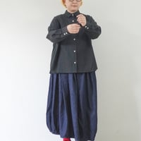 2色＊レディース＊Linen ya-リネンヤ-スモールカラーブラウス