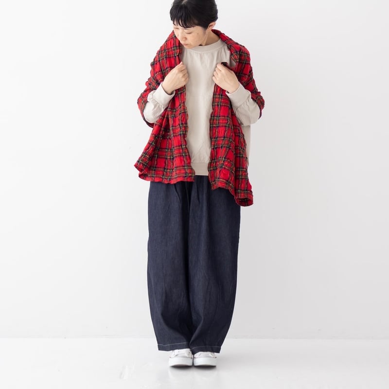 prit -プリット- ウールコットンチェック ストール | 城下町の洋服屋