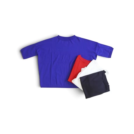 4色＊レディース＊Linen ya by as it is.-リネンヤ- コットンボートネック5分袖ニット